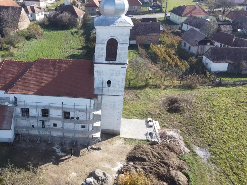 Etédi katolikus templom homlokzatfelújítása – 6. kép