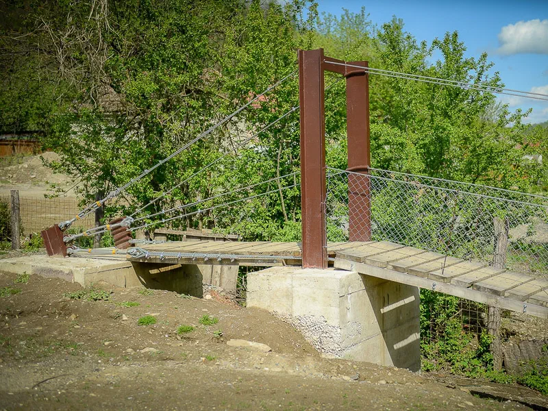 Kábelhidak (függőhidak), Etéd és Kőrispatak – 7. kép